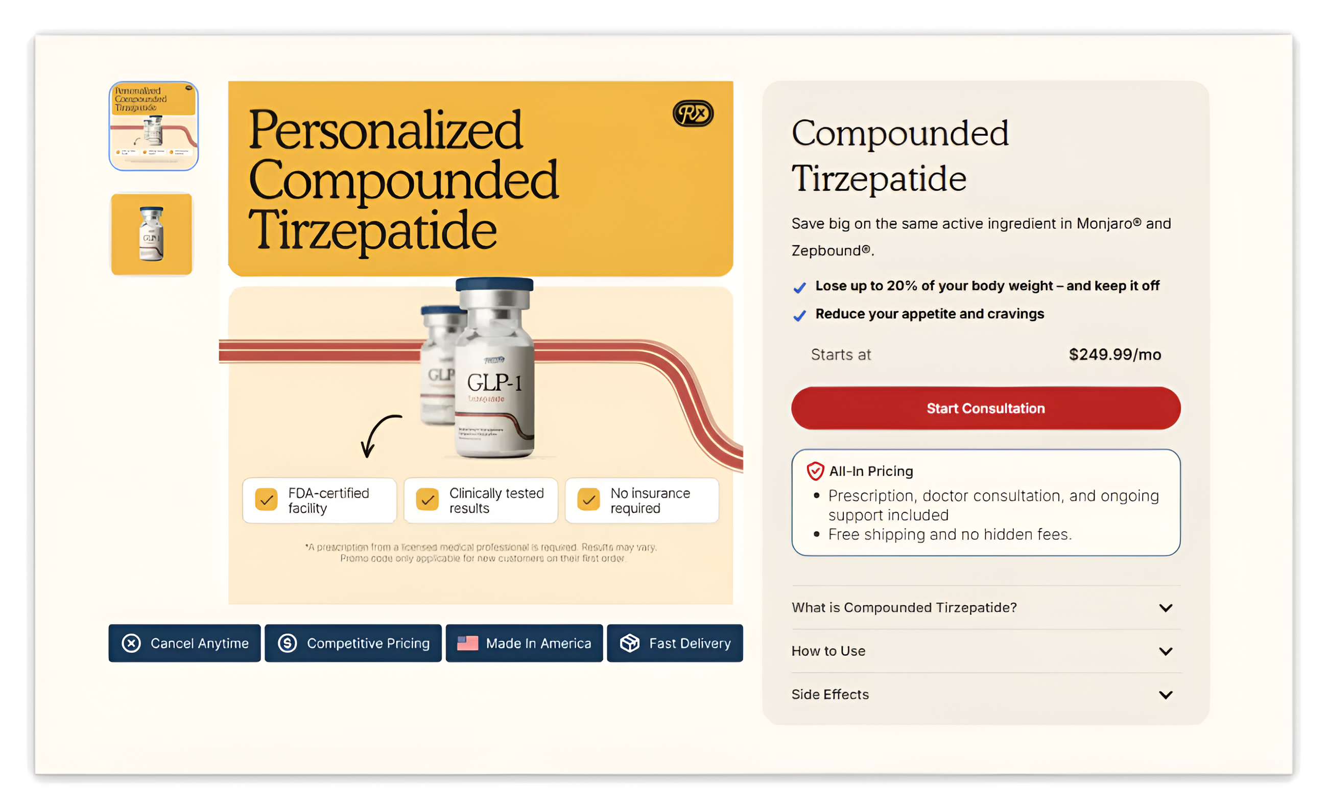 product detail page of Remote Pharmacy